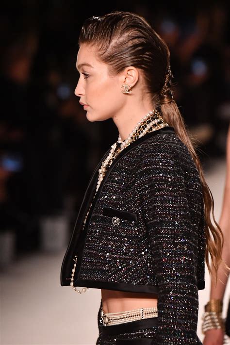 chanel runway hair